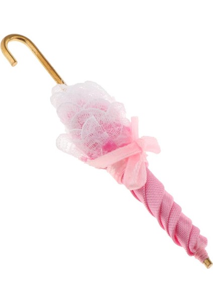 3pcs 1:12 Bebek Evi Mobilya Yatak Odası Accs Pembe Için Lady Parasol Şemsiyesi (Yurt Dışından) modelleri