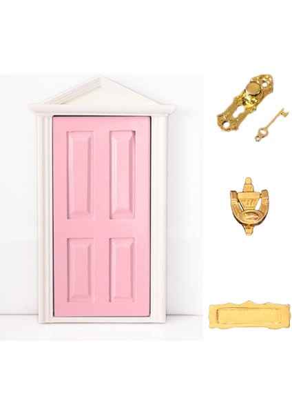 2x 1:12 Dolls House Minyatür Donanımlı Ahşap (Yurt Dışından) modelleri