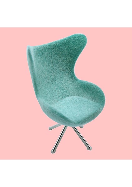 4pcs 1/12 Bebek Ev Yeşil Ofis Sandalyeleri Oda Mobilyaları Sahili Oyun Dekoru (Yurt Dışından) indirimleri