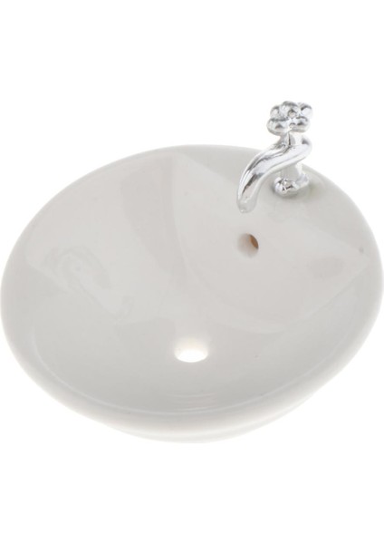 4pcs 1:12 Bebek Evi Banyo Malzemeleri Aksesuar Için Havza Lavabosu (Yurt Dışından) modelleri