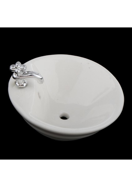 4pcs 1:12 Bebek Evi Banyo Malzemeleri Aksesuar Için Havza Lavabosu (Yurt Dışından) indirimleri