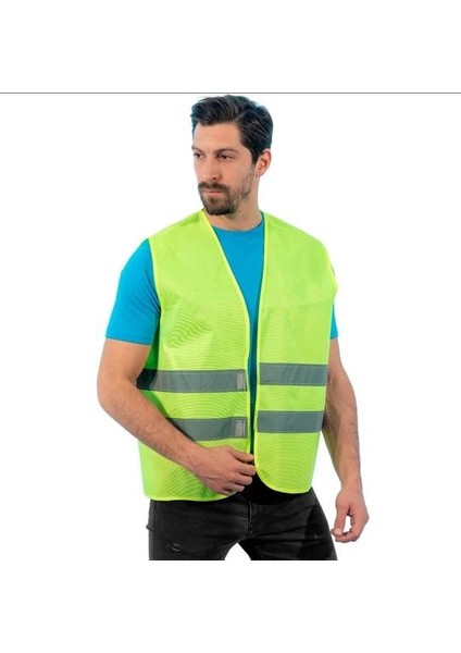Motosiklet Ikaz Yeleği Reflektörlü Ikaz Yeleği Standart