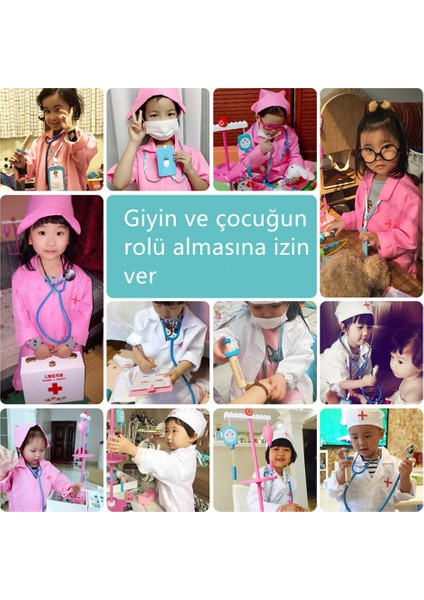 Çocuk Hemşire Giyim Seti Oyuncak Hediye(Yurt Dışından)