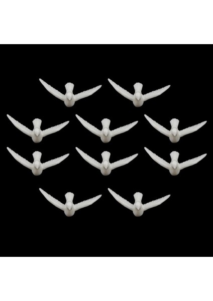 20 Parça 1:12 Minyatür Güvercin Plastik Beyaz Simülasyon Güvercin Kuş Modeli Oyuncakları (Yurt Dışından) fiyatları