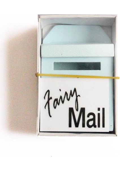 1:12 Dollhouse Ahşap Peri Bahçe Kapısı ve Posta Kutusu Açık Mavi Aksesuar Dekor (Yurt Dışından) fırsatları