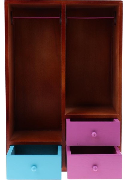 1/6 Bebek Evi Minyatür Ahşap Dolaplı Giysiler Mobilya Aksesuarları (Yurt Dışından) modelleri