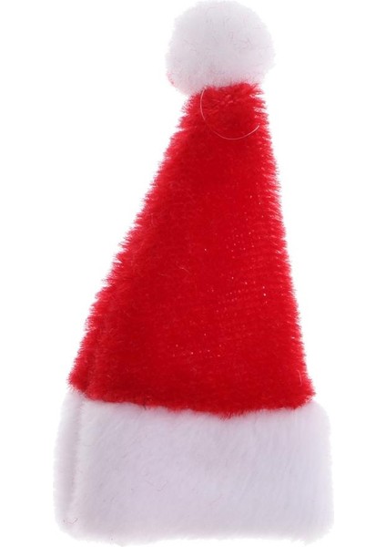 1:12 Dollhouse Minyatür Santa Hat Bebekler Ev Partisi Dekor 12 Parti (Yurt Dışından)