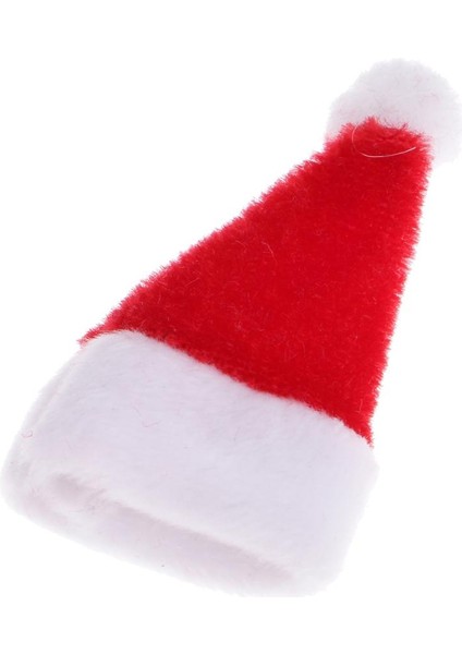 1:12 Dollhouse Minyatür Santa Hat Bebekler Ev Partisi Dekor 12 Parti (Yurt Dışından)