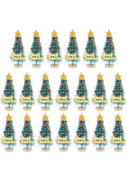Dollhouse Minyatür Dekoru - 20PCS Noel Ağaçları - Fotoğrafçılık Sahneleri (Yurt Dışından)