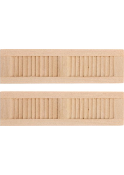 8pcs Boyasız 1/12 Dollhouse Ahşap Kepenk Diy Pencere Odası Aksesuar Oyuncak (Yurt Dışından) fırsatları