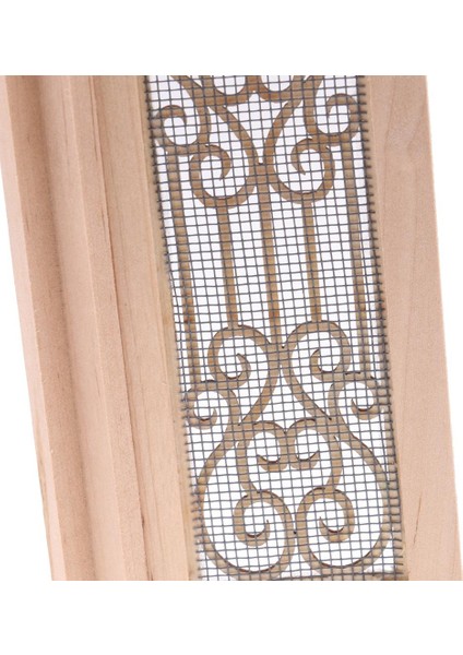 Prettyia 1/12 Ahşap Içi Boş Ekran Kapı Dollhouse Minyatür Dıy Aksesuar 2pcs (Yurt Dışından) modelleri
