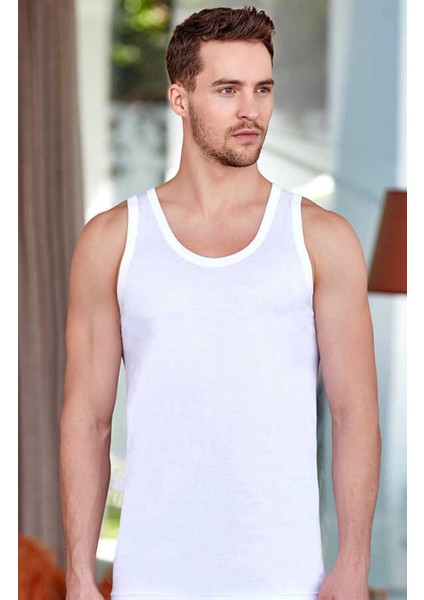 1004 Erkek Penye Klasik 6 Lı Atlet