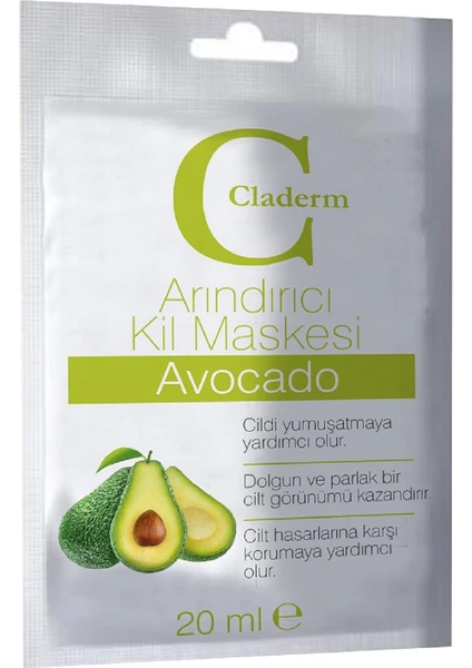 Kil Maskesi 20 ml Sachet – Avocado