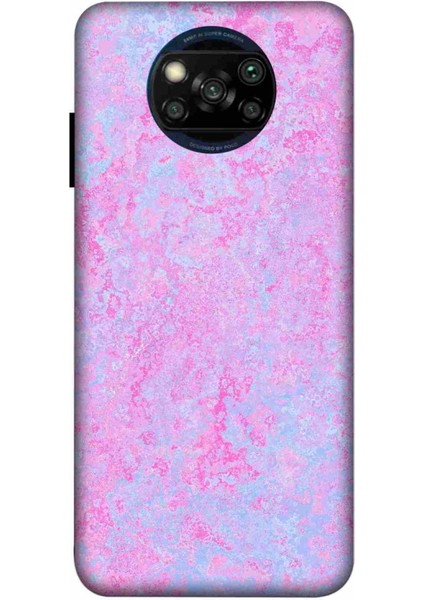 Xiaomi Poco X3 Pro Kılıf Baskılı Mermer Pembe Desenli Zipax A++ Silikon - 2068