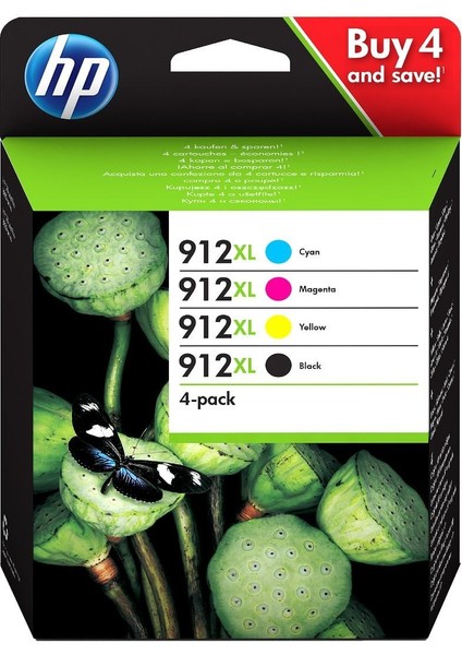 912XL 3YP34AE Cmyk Orjinal Set Kartuş