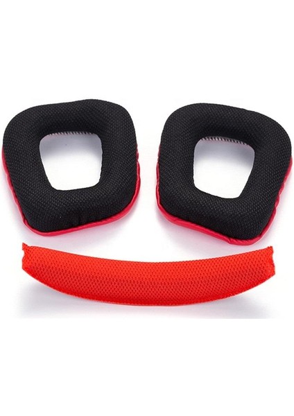 Logitech G35 G930 G430 F450 Kafa Bandı ve Kulaklık Pedi Set Kulaklık Pedi Süngeri Headband