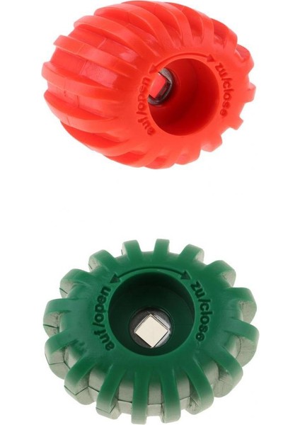 Flameer 2pcs Scuba Dalış Tank Valf Düğmesi Handwheel Aç/kapalı Parça Handgrip Aksesuar