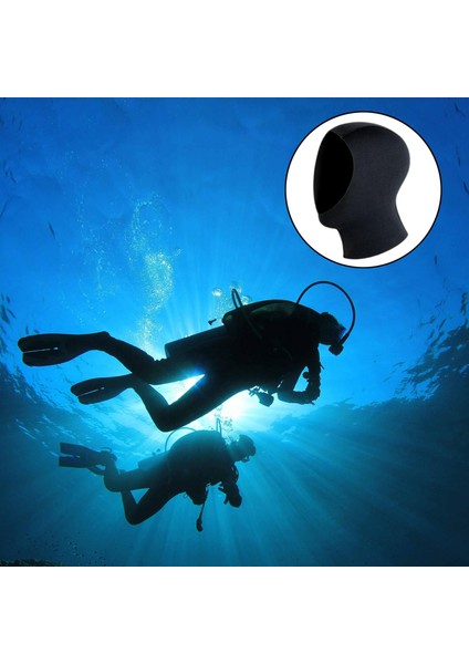 2pcs Neopren Dalış Wetsuit Kaput Termal Yüzme Şapkası Yelken Kafası modelleri