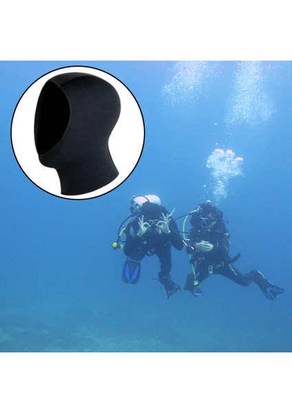2pcs Neopren Dalış Wetsuit Kaput Termal Yüzme Şapkası Yelken Kafası indirimleri