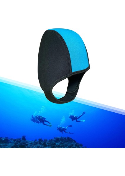 2 Bölge 2.5mm Dalış Wetsuit Hood Yetişkin Kış Yüzme Kapakları Şapka Sualtı modelleri