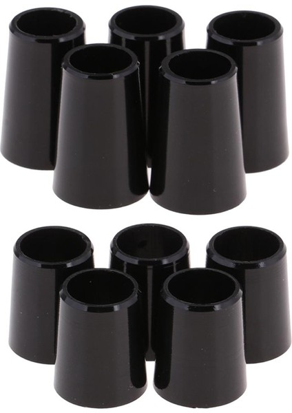 10PCS Siyah Ahşap Ferrules Reshaft Standardı 0.370/0.335 Tıp Ferrulul Kapak Açıklamak modelleri