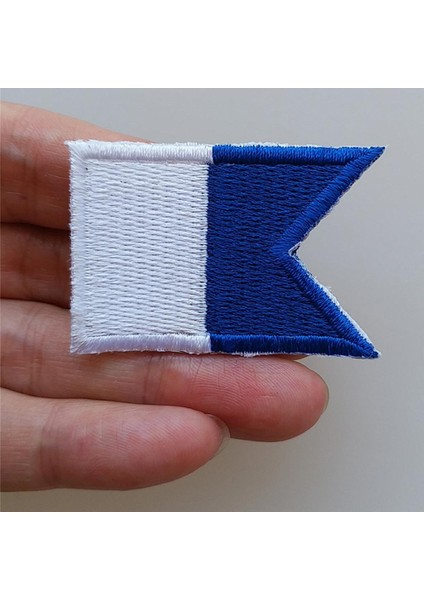 6 Adet Hafif Bayrak Alfa Bayrağı Yama Işlemeli Tüplü Dalış Rozeti Hediyelik Eşya - 3 Desen fırsatları