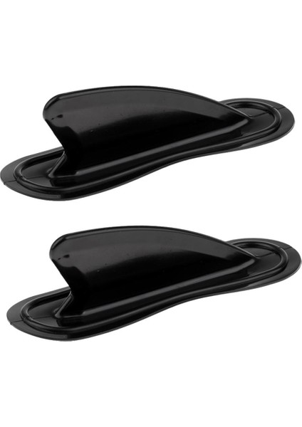 2x Kayak Skeg Izleme Kayık Montaj Noktaları Havza Siyahı
