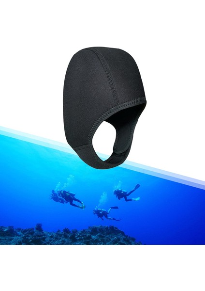 2pxs 2,5mm Kalınlaşmış Dalış Kaput Termal Şapka Kafası Kulak, fiyatları