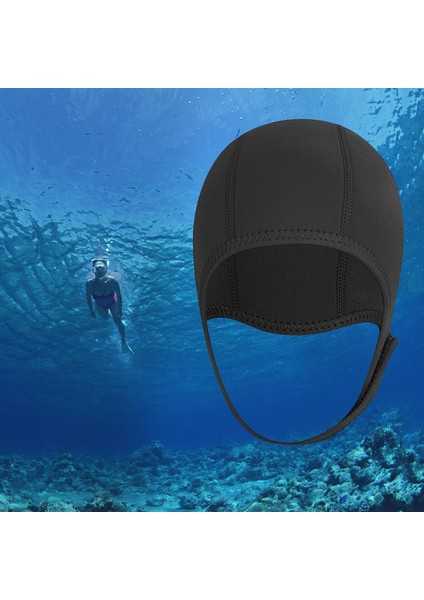 2pxs 2,5mm Kalınlaşmış Dalış Kaput Termal Şapka Kafası Kulak, modelleri