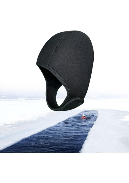 2pxs 2,5mm Kalınlaşmış Dalış Kaput Termal Şapka Kafası Kulak, fırsatları