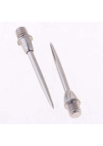 12PCS Çelik Dart Değiştirme Dönüşüm Noktası Çekiç Başlık Uçları Şaftlar Parçalar Gümüş
