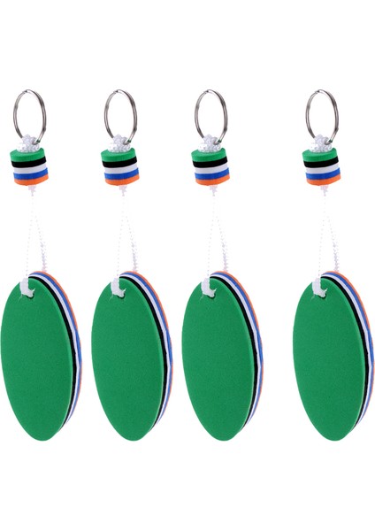 4x Tekne Yüzme Yüzen Anahtar Halka Su Yüzen Anahtar Şamandıra