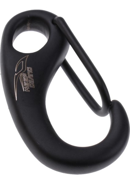 2x Tüplü Dalış Snap Clip Carabiner Şnorkel Karabeşli Anahtar Yumurta Şeklinde