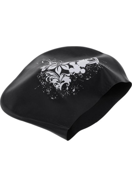 2 Adet Elastik Silikon Yüzme Kapakları Yüzme Havuzu Şapkalar - Siyah ve Koyu Mavi modelleri