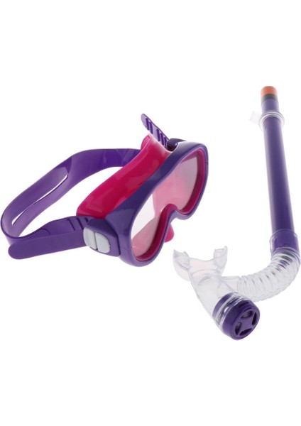 2pcs Çocuk Yüzme Gözlükleri Şnorkelle Dalış ile Havalandırma