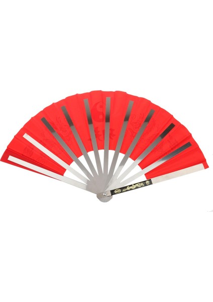 2pcs Taşınabilir Paslanmaz Çelik Çerçeve Fan Çin Kung Fu Tai Chi Fan Uygulaması