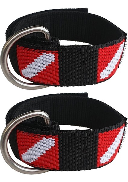 2pcs Şnorkel El Kradard Dalış Kayışı Kemer Bant Bilek Dokuma