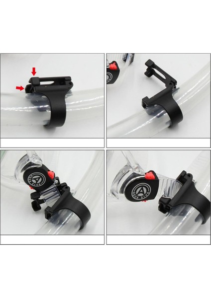10 x Tüplü Dalış Şnorkel Maskesi Plastik Şnorkel Keeper Klip Tutucu Siyah 25MM (Yurt Dışından) fiyatları