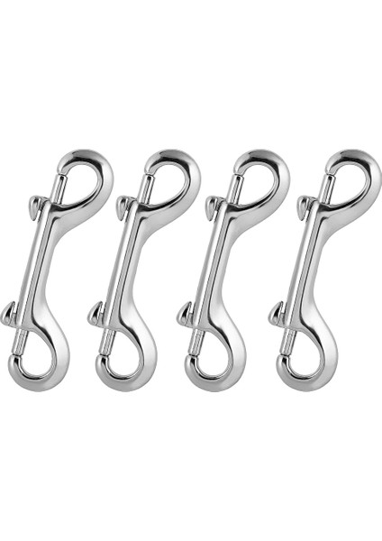 4x Paslanmaz Çelik Çift Uçlu 90MM(Yurt Dışından)