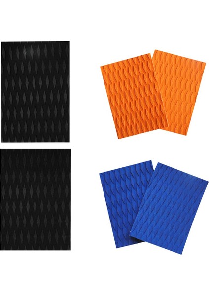 6x Kendinden Yapışkan Eva Surfboard Kısa Çekiş Ped Güverte Kavrama Mat Dıy