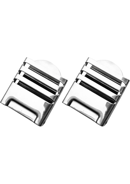 2pcs 7 x 5.5cm/2,76 x 2,17 Inç Tüplü Dalış Tokaları Dalış Ağırlığı Kayışı Için