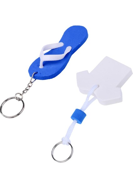 2 Adet Yüzen Anahtarlık Su Yüzer Anahtarlık Anahtar Zinciri Yelken Kano Için Anahtar Zinciri