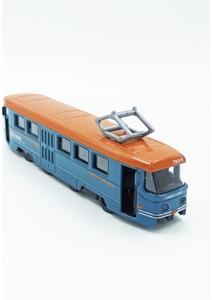 Oyuncak Metal Tren Sesli, Işıklı, Müzikli Çek-Bırak Özellikli Kapıları Açılan Metal Tren 19CM. fiyatları
