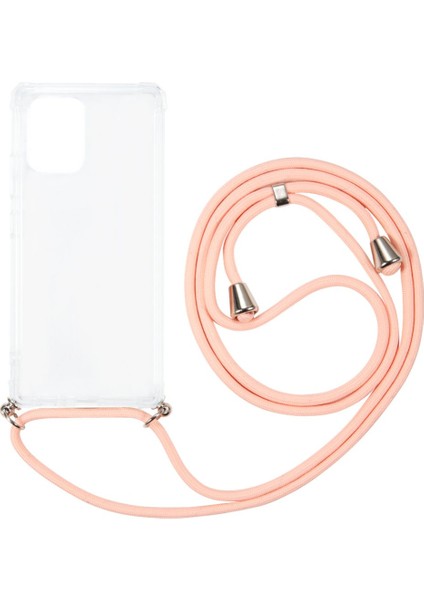 Samsung Galaxy A91 S10 Lite Kılıf Ultra Korumalı Şeffaf Ipli Antishock Silikon