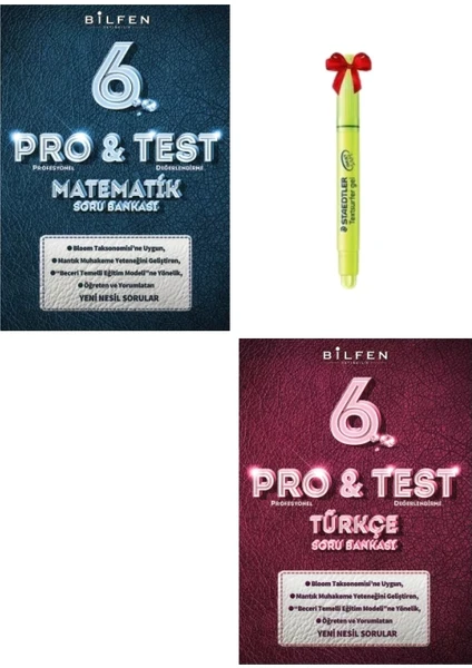 Bilfen Yayınları 6. Sınıf Protest Matematik Türkçe Soru Bankası