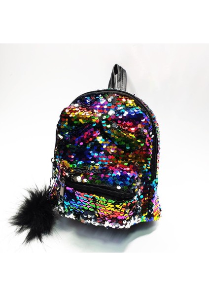 Papyon Figürlü Gökkuşağı Renk Çocuk Sırt Çantası fiyatları