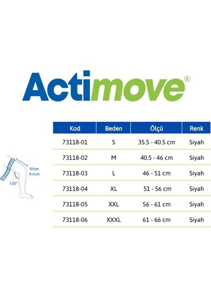 Actimove Bsn 73118 Coolmax Ultra Lüx Menteşeli Dizlik fırsatları