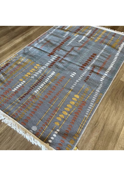 Arya Ar 34 Multy Yıkanabilir Çift Taraflı Modern Desenli Dokuma Kilim