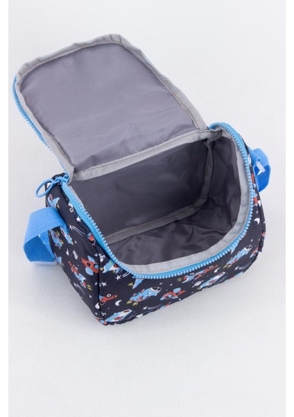 Uzay Araba Desenli Lacivert Yıkanabilir Isı Korumalı Erkek Beslenme Çantası fırsatları