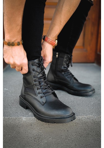 Gabin Polarlı Fermuarlı Erkek Askeri Postal Bot fiyatları